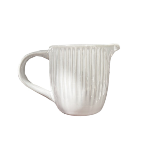 EASY LIFE Milk jug with handle container GALLERY WHITE white porcelain 230 ml