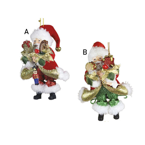 GOODWILL Christmas decoration Santa Claus for red resin tree 2 variants 13.5 cm