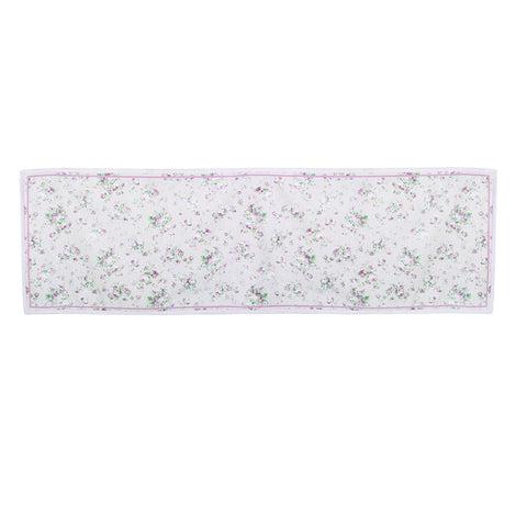 BLANC MARICLO' Shabby chic rug FOLLIE FOLLIE pink with flowers 65x180 cm A28841