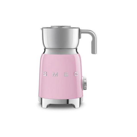 Mousseur à lait électrique rose SMEG pour cappuccino et chocolat chaud 500w MFF01PKEU