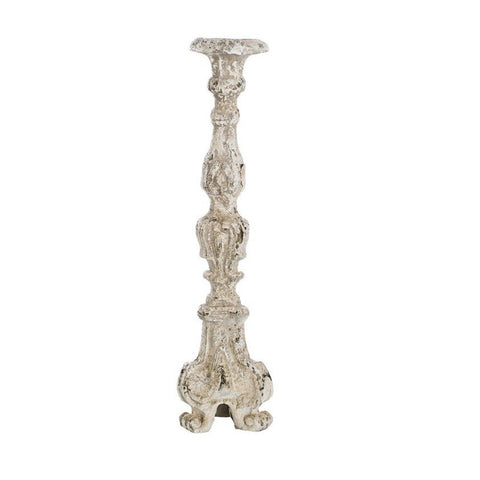 BLANC MARICLO' Resin candle holder "L'ANTIQUARIO" H 69 cm a27532