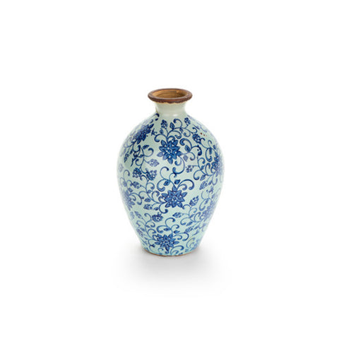 Nuvole di Stoffa Antiqued ceramic amphora vase D15xH23.5 cm