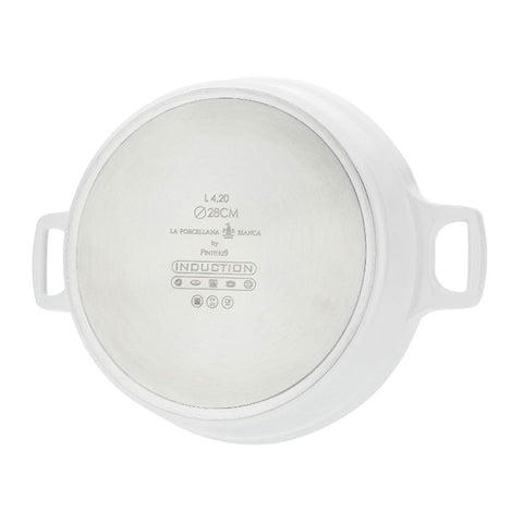 La Porcellana Bianca "RIBOLLE" casserole antiadhésive D28 cm