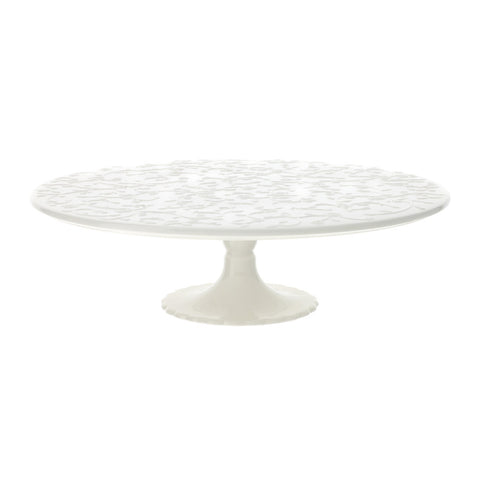 Hervit "Romance" white porcelain cake stand D31xH9 cm