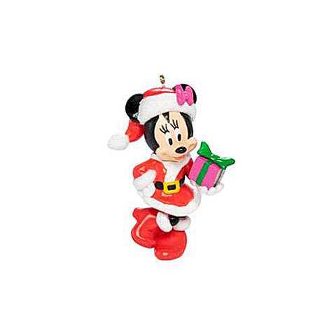 KURTADLER Minnie et Mickey Mouse décoration de sapin à suspendre en résine H9 cm