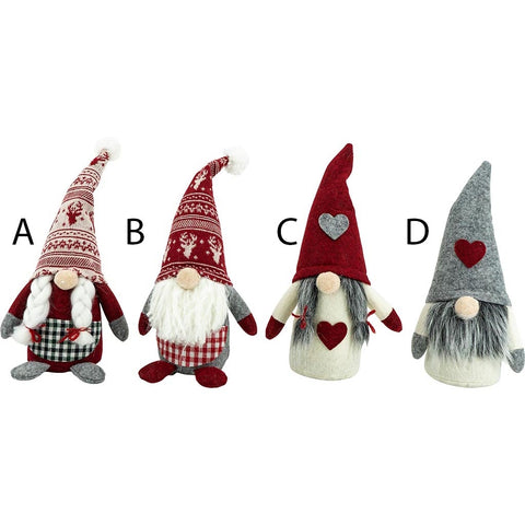 MAGNUS REGALO NORDIC Christmas elf gnome decoration 4 variants h25 cm